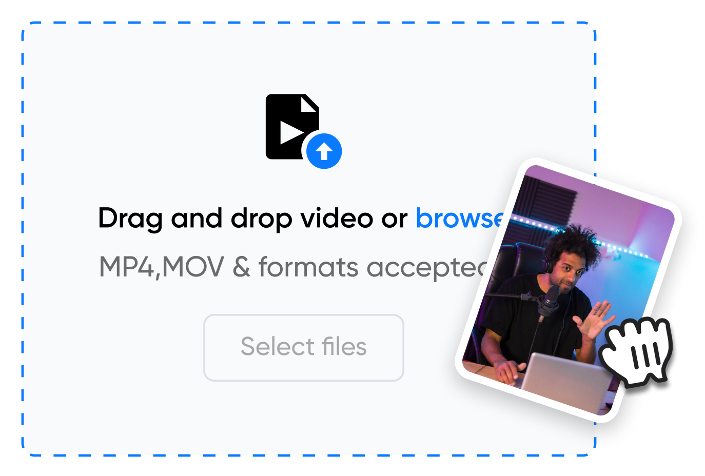 video subtitl generation step 1